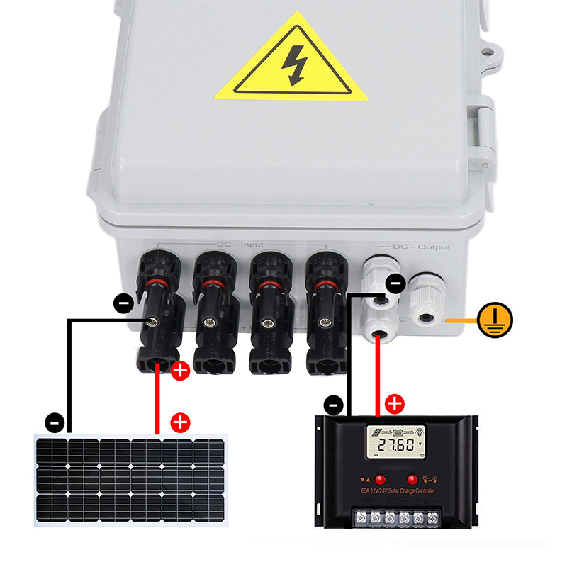 Bosca Comhcheangail 1000V DC 3 I 1 Amach