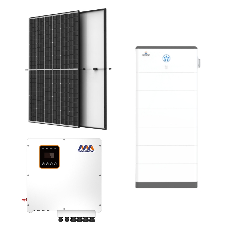 Trealamh fótavoltach 12KW le stóráil 20KWh