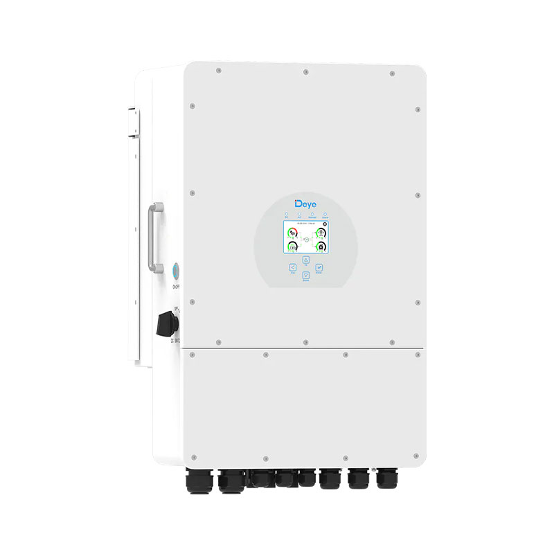 Leagan Deye SAM SUN-12K-SG02LP2-US-AM3 Inverter Hibrideach Céim Scoilte