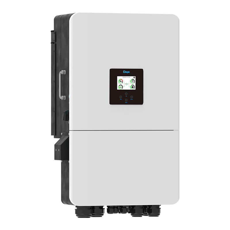 Deye 20kw inverter hibrideach ísealvoltais trí chéim